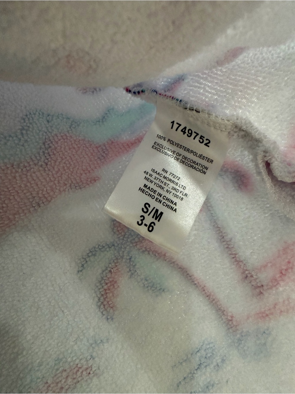 Tommy Bahama White Terry Hoodie with Blue Trim - Picture 3 of 7